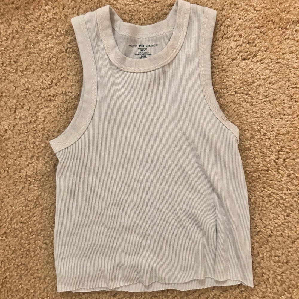 Blue tank top one size
